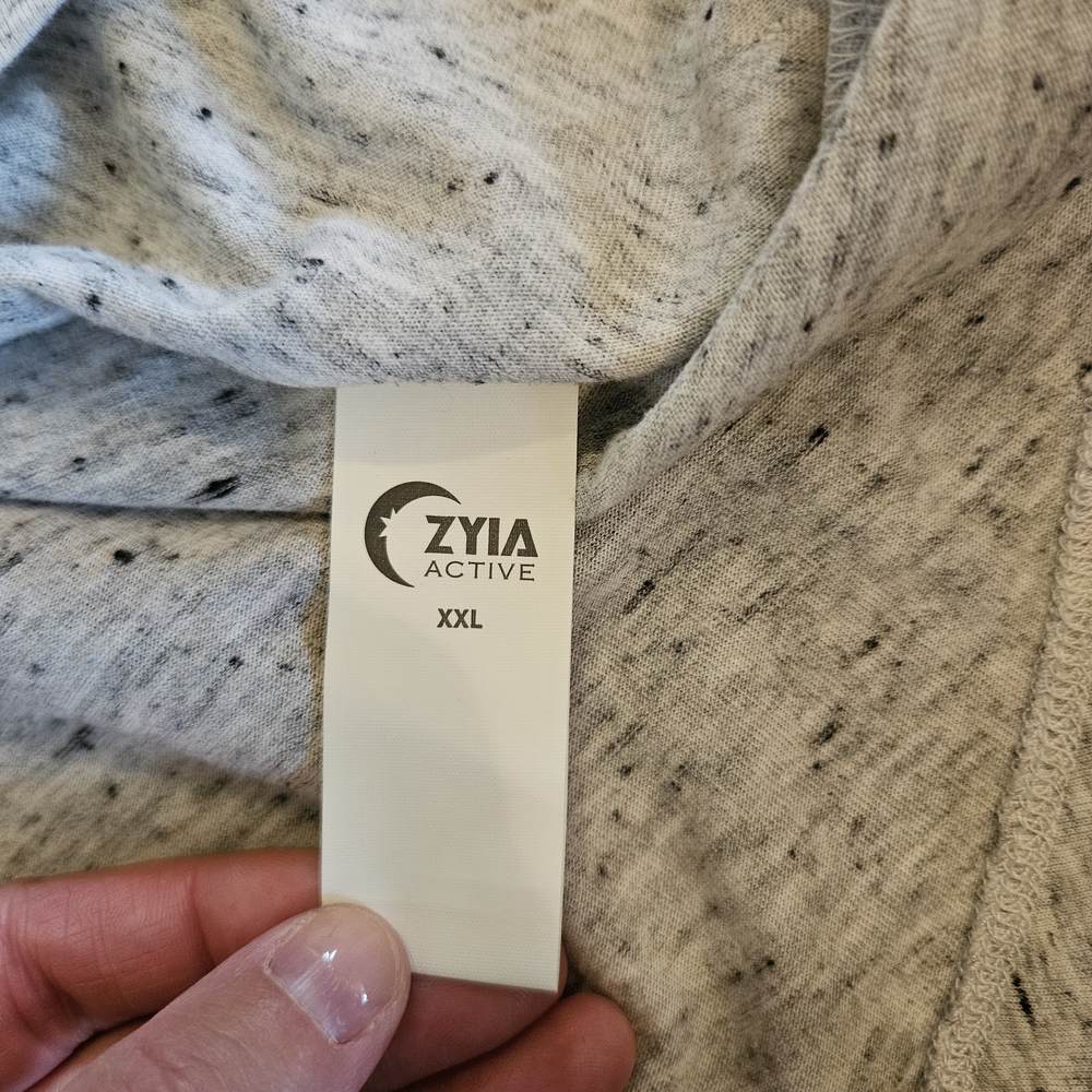 ZYIA Gray Speckled Tank Top